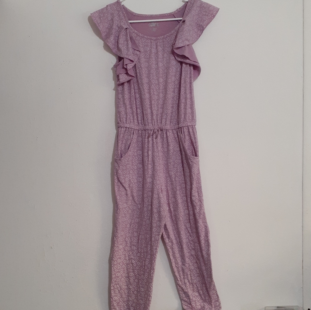 Ruffle strap jumpsuit